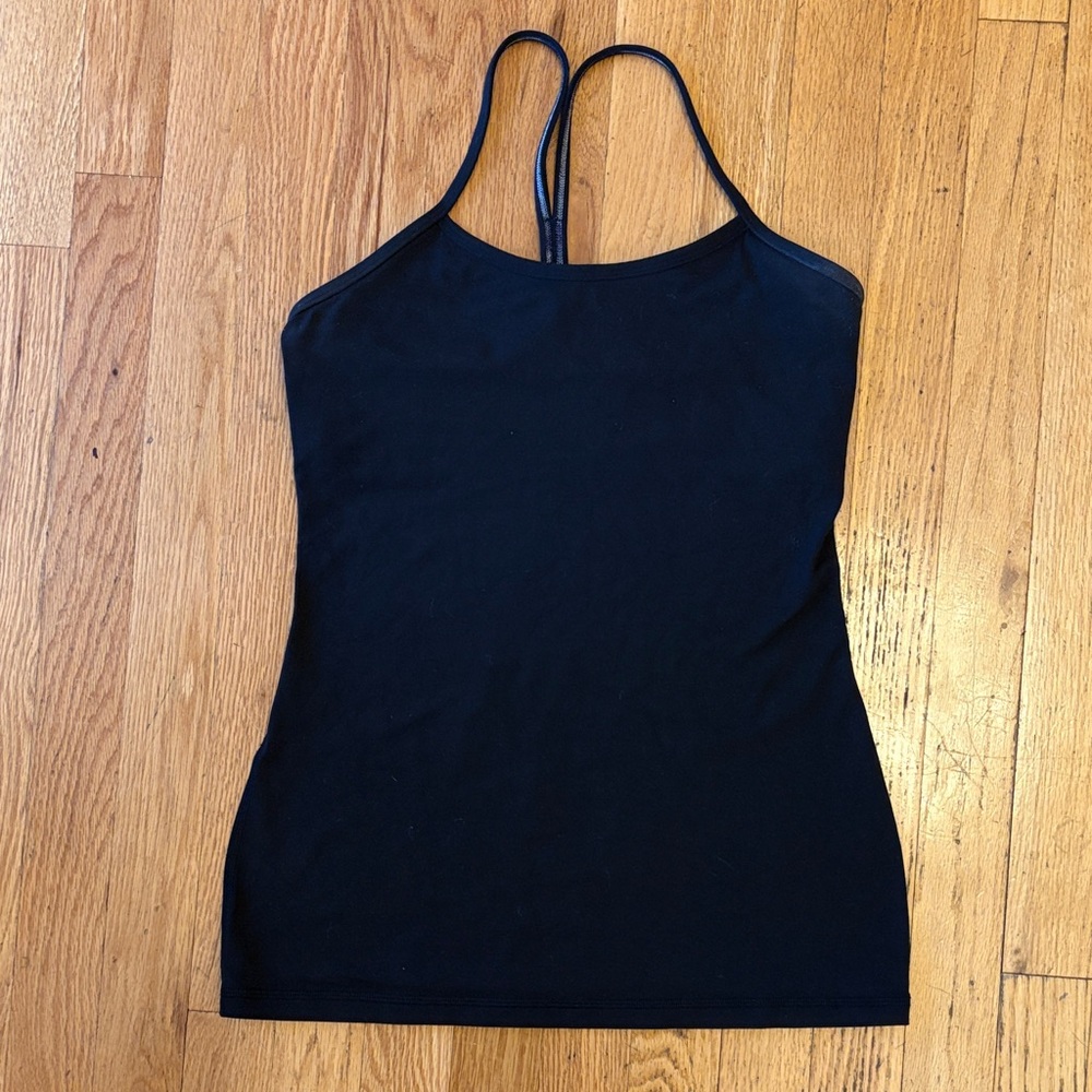 lululemon athletica Black Strappy Tank Top